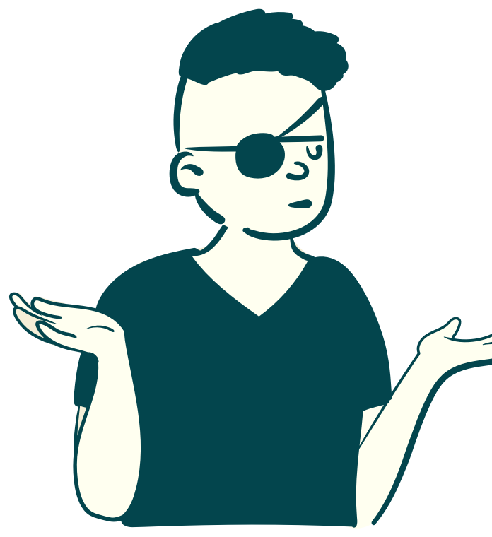 A team leader shrugging: not my call